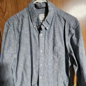 GAP Men's Button-Down, Long Sleeve